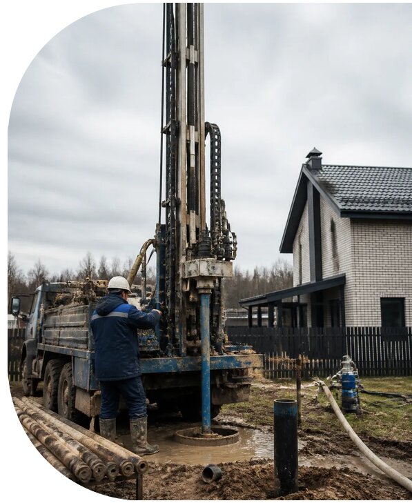Бурение скважин на воду под ключ в Городце от 121476 р. | АПаруса-Грд